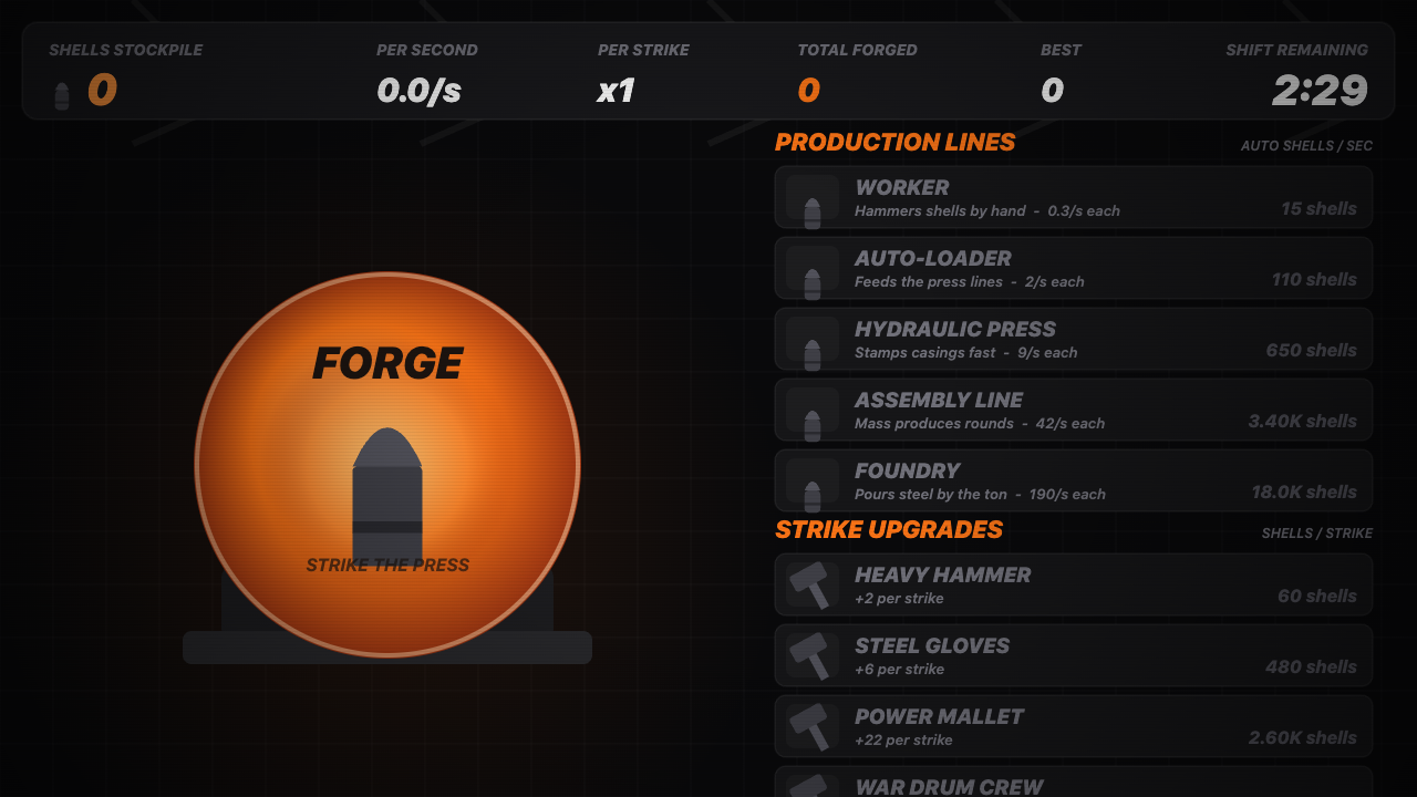 Munitions Plant gameplay