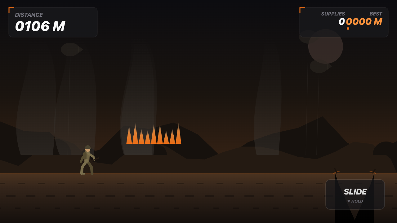 Trench Runner gameplay